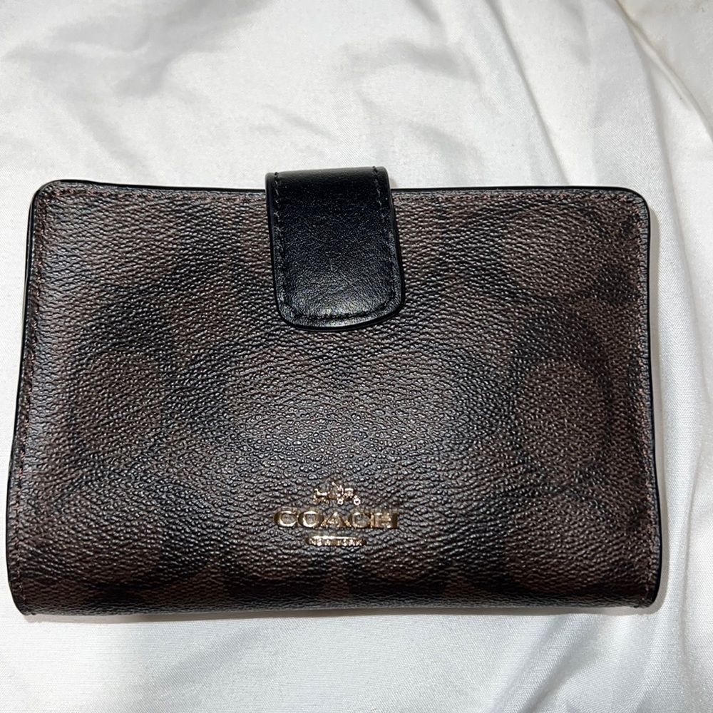 Brown coach wallet
